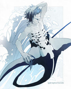 Manta Ray Merman